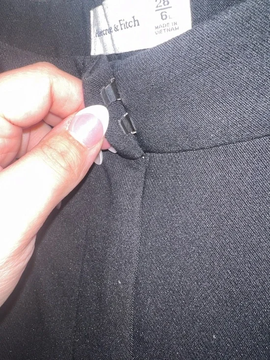 Abercrombie & Fitch Black Wide Leg Pants - Picture 4 of 10